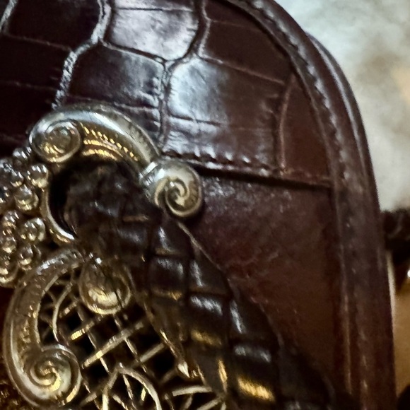 Brighton Chocolate Chantilly Brown Leather Handbag - Picture 7 of 14